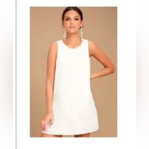 Lulu’s Ivory shift dress